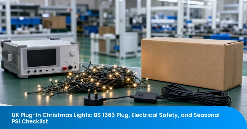 UK Plug-In Christmas Lights: BS 1363 Plug, Electrical Safety, and Seasonal PSI Checklist