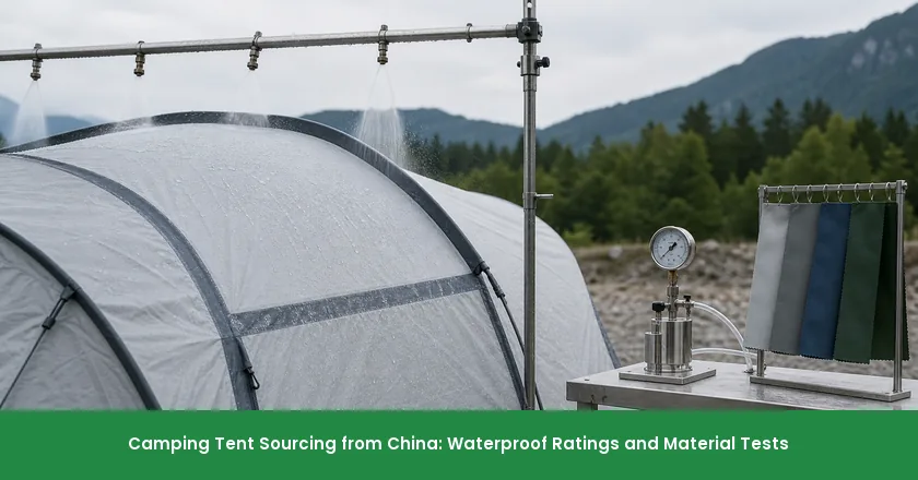 Camping Tent Sourcing from China: Waterproof Ratings and Material Tests