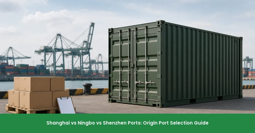 Shanghai vs Ningbo vs Shenzhen Ports: Origin Port Selection Guide