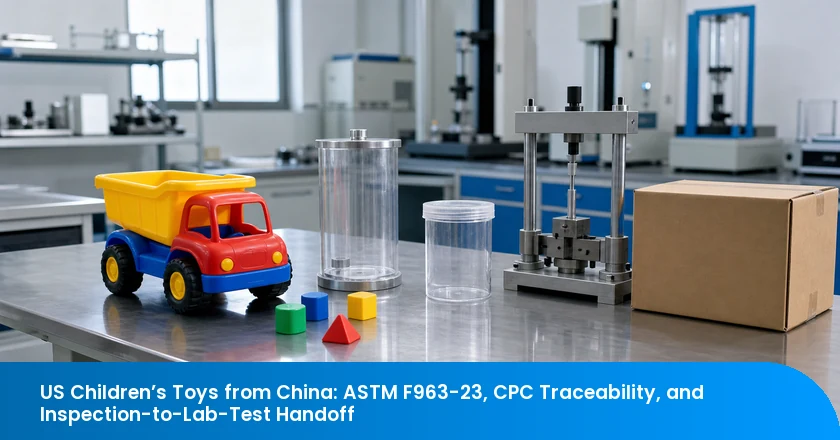 US Children’s Toys from China: ASTM F963-23, CPC Traceability, and Inspection-to-Lab-Test Handoff