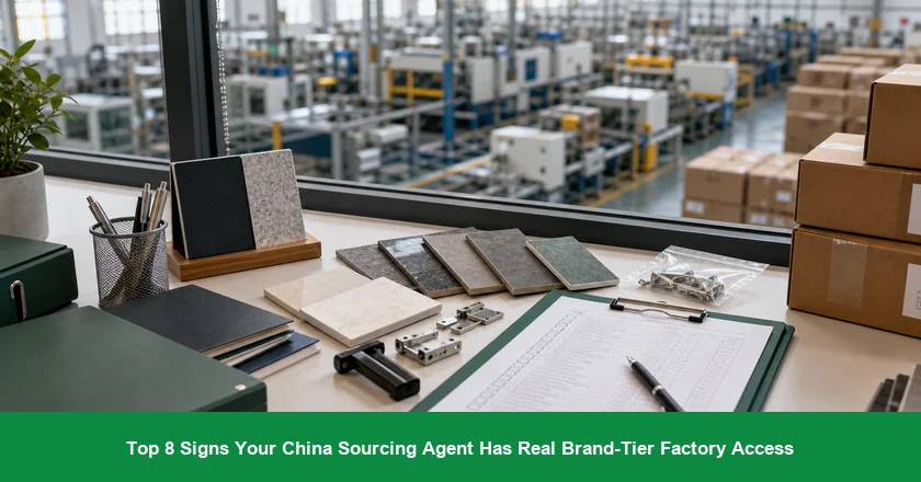 Top 8 Signs Your China Sourcing Agent Has Real Brand-Tier Factory Access