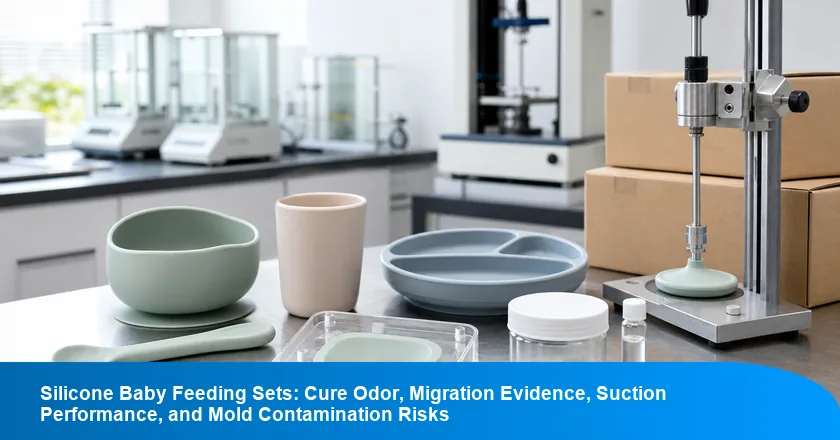 Silicone Baby Feeding Sets: Cure Odor, Migration Evidence, Suction Performance, and Mold Contamination Risks