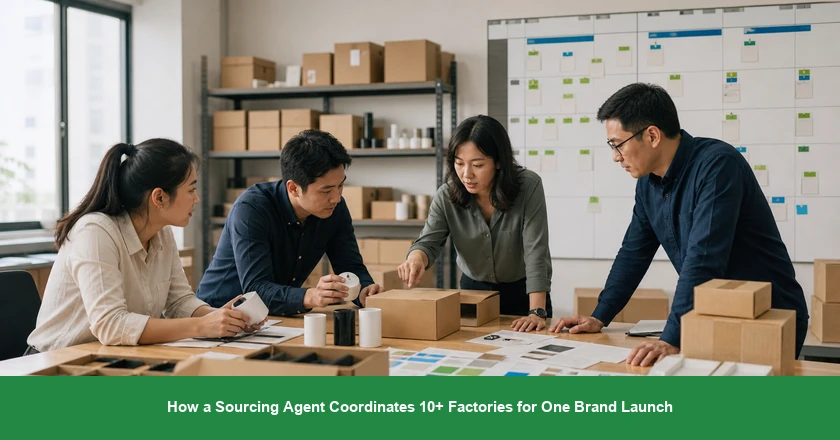 How a Sourcing Agent Coordinates 10+ Factories for One Brand Launch
