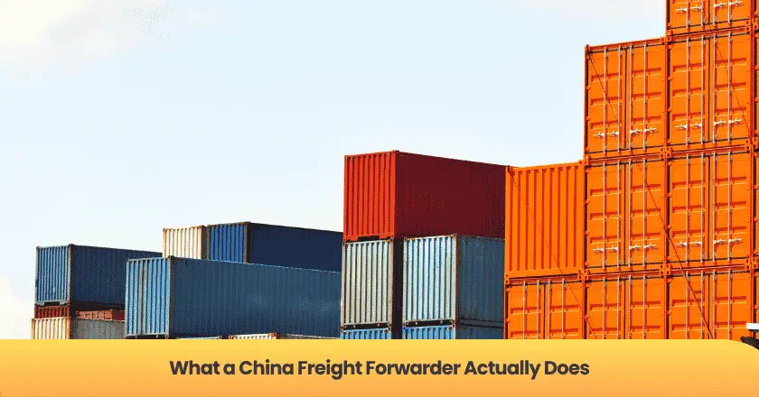 What a China Freight Forwarder Actually Does