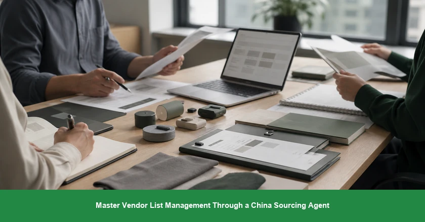 Master Vendor List Management Through a China Sourcing Agent