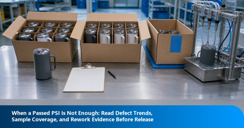 When a Passed PSI Is Not Enough: Read Defect Trends, Sample Coverage, and Rework Evidence Before Release