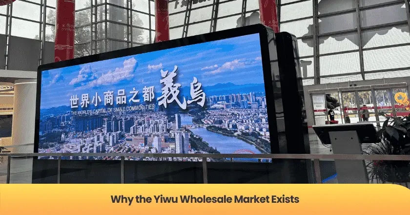 Why the Yiwu Wholesale Market Exists