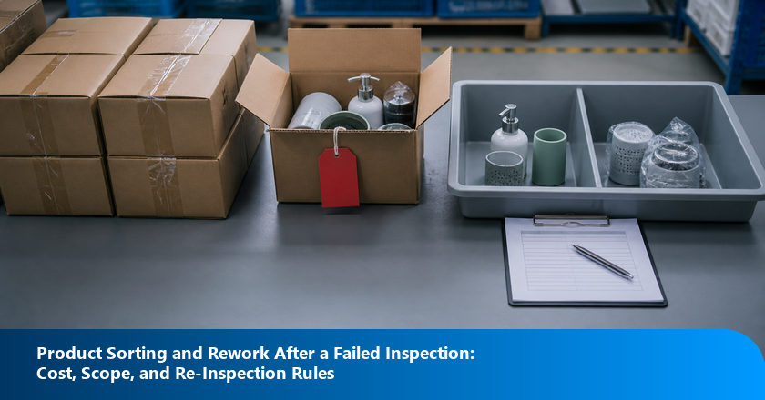 Product Sorting and Rework After a Failed Inspection: Cost, Scope, and Re-Inspection Rules