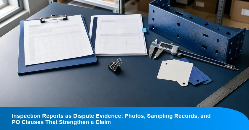 Inspection Reports as Dispute Evidence: Photos, Sampling Records, and PO Clauses That Strengthen a Claim