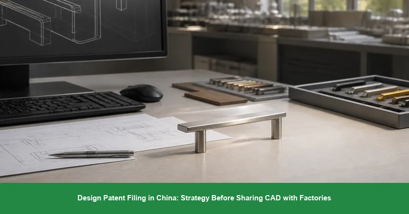 Design Patent Filing in China: Strategy Before Sharing CAD with Factories