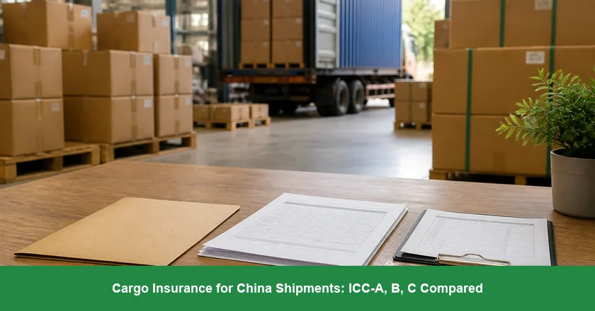 Cargo Insurance for China Shipments: ICC-A, B, C Compared