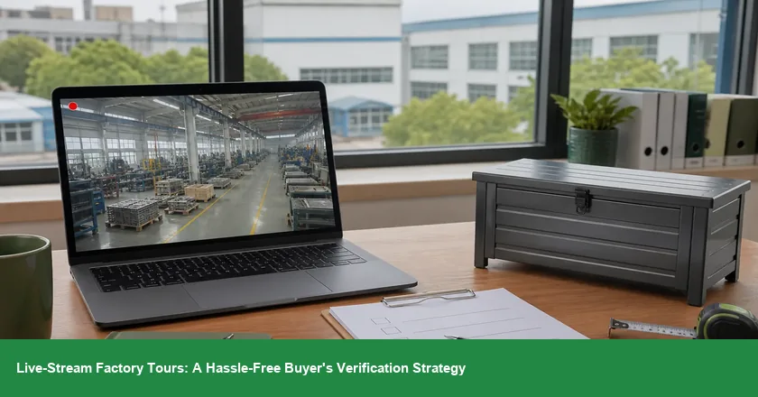 Live-Stream Factory Tours: A Hassle-Free Buyer's Verification Strategy