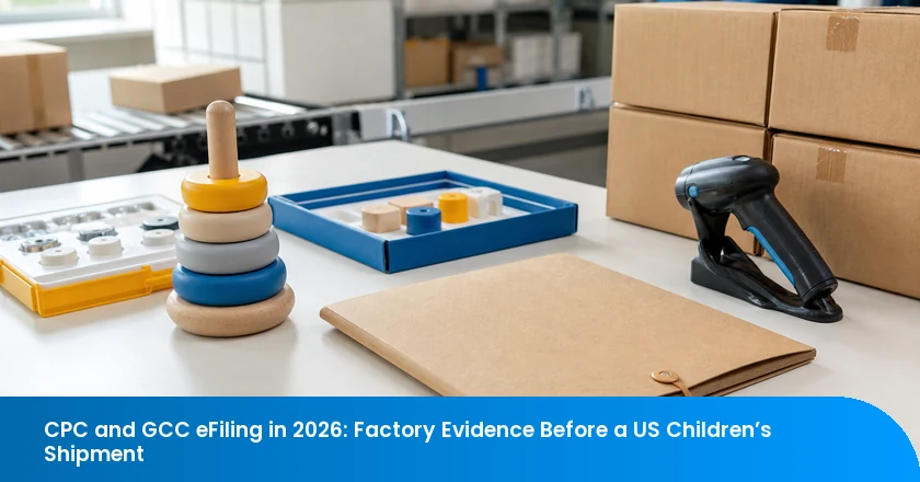CPC and GCC eFiling in 2026: Factory Evidence Before a US Children’s Shipment