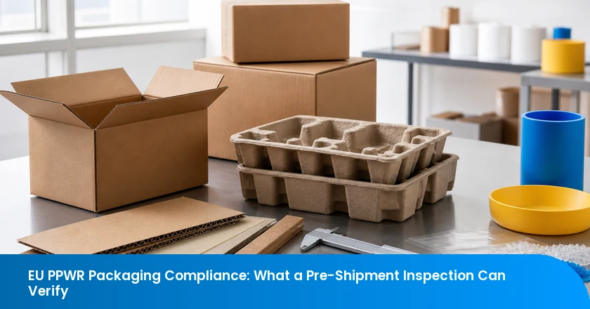 EU PPWR Packaging Compliance: What a Pre-Shipment Inspection Can Verify