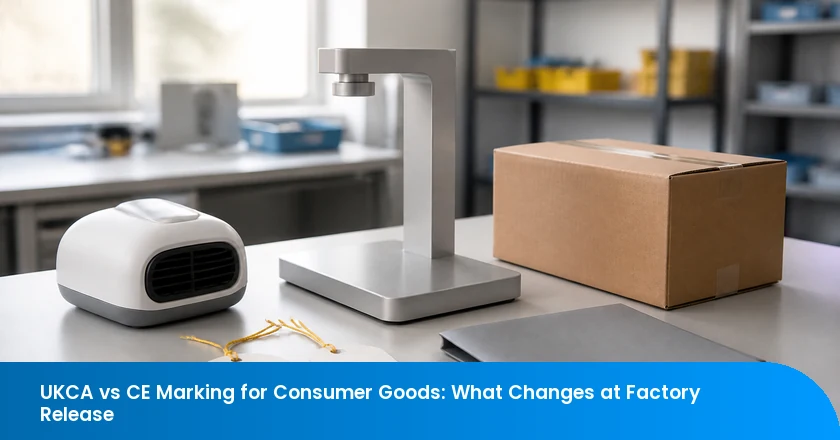 UKCA vs CE Marking for Consumer Goods: What Changes at Factory Release