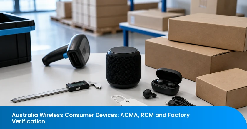 Australia Wireless Consumer Devices: ACMA, RCM and Factory Verification