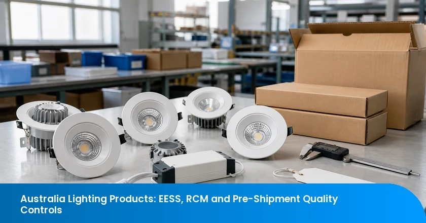 Australia Lighting Products: EESS, RCM and Pre-Shipment Quality Controls