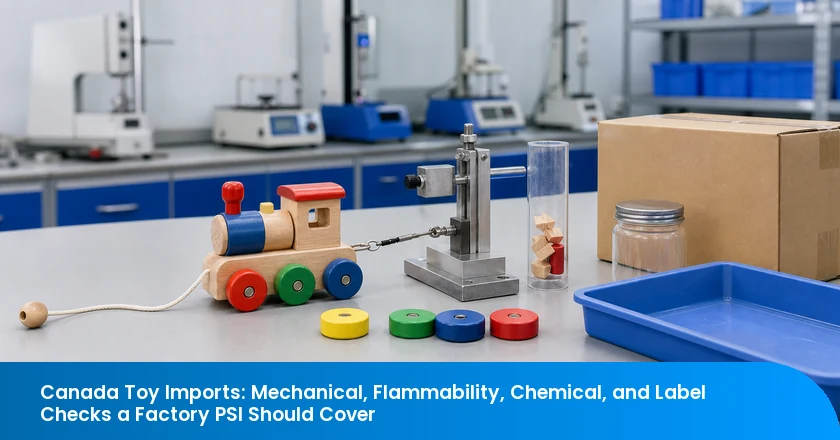 Canada Toy Imports: Mechanical, Flammability, Chemical, and Label Checks a Factory PSI Should Cover