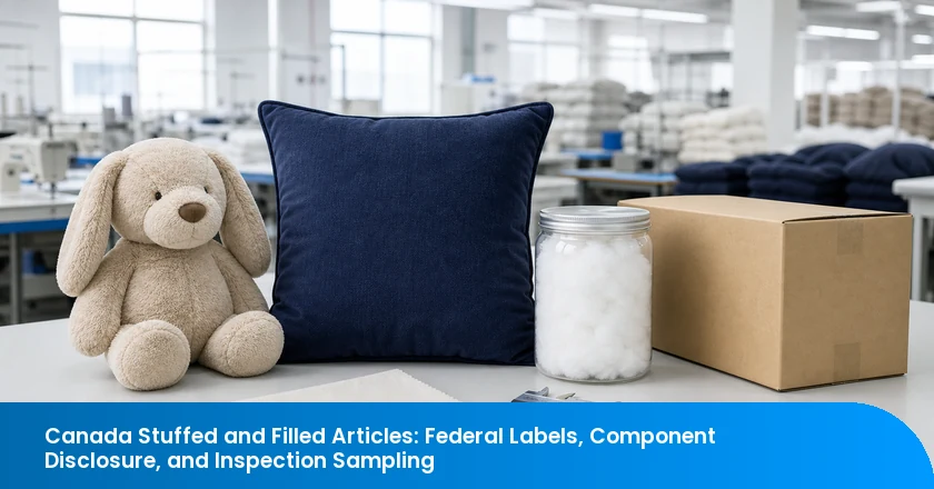 Canada Stuffed and Filled Articles: Federal Labels, Component Disclosure, and Inspection Sampling