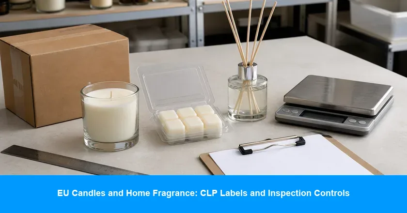 EU Candles and Home Fragrance: CLP Labels and Inspection Controls