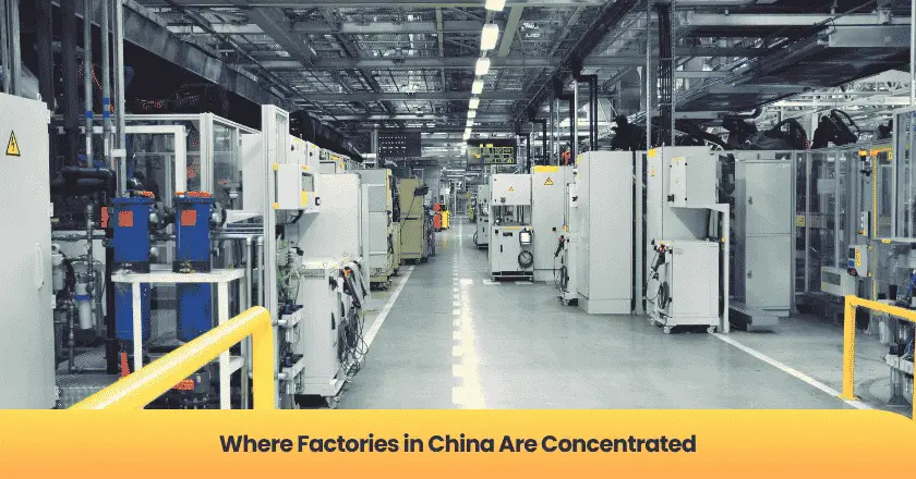 Where Factories in China Are Concentrated