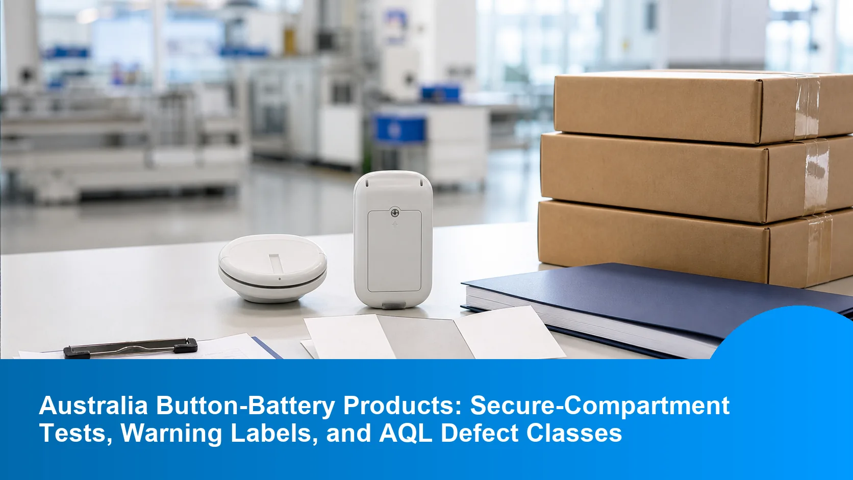 Australia Button-Battery Products: Secure-Compartment Tests, Warning Labels, and AQL Defect Classes