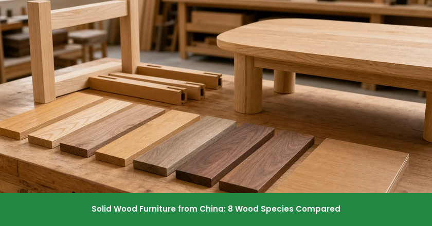 Solid Wood Furniture from China: 8 Wood Species Compared