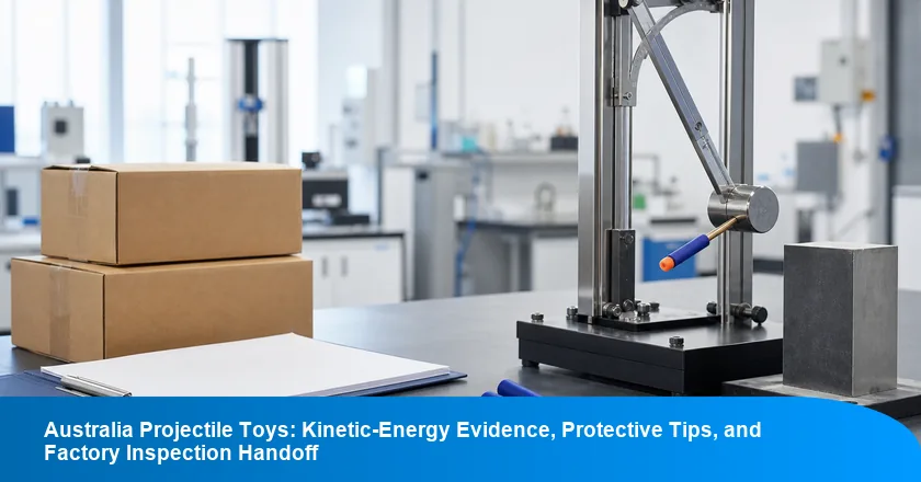 Australia Projectile Toys: Kinetic-Energy Evidence, Protective Tips, and Factory Inspection Handoff