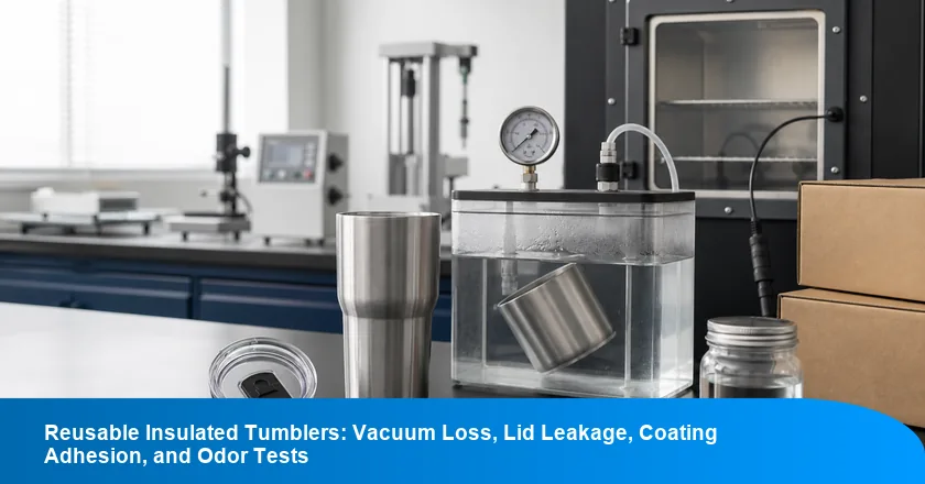 Reusable Insulated Tumblers: Vacuum Loss, Lid Leakage, Coating Adhesion, and Odor Tests