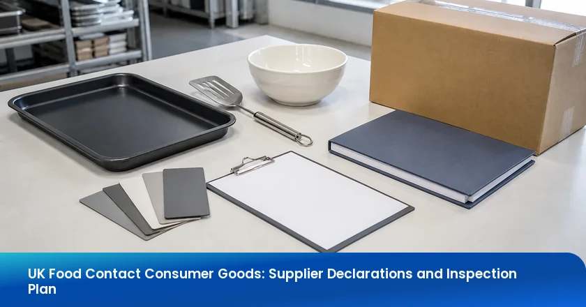 UK Food Contact Consumer Goods: Supplier Declarations and Inspection Plan