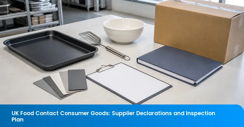 UK Food Contact Consumer Goods: Supplier Declarations and Inspection Plan