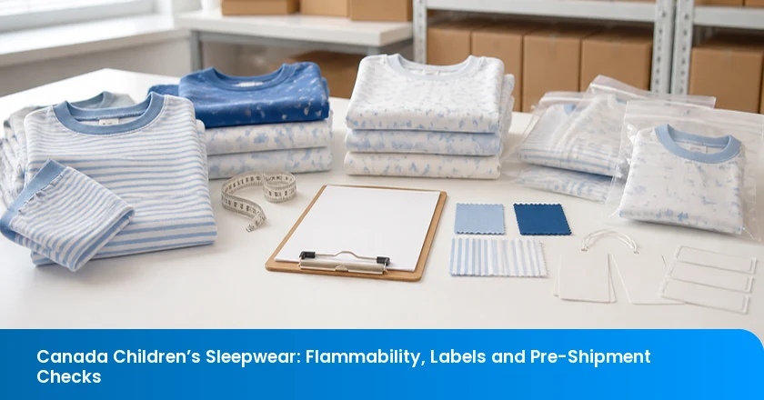 Canada Children’s Sleepwear: Flammability, Labels and Pre-Shipment Checks