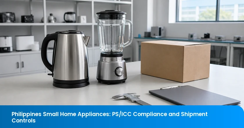 Philippines Small Home Appliances: PS/ICC Compliance and Shipment Controls