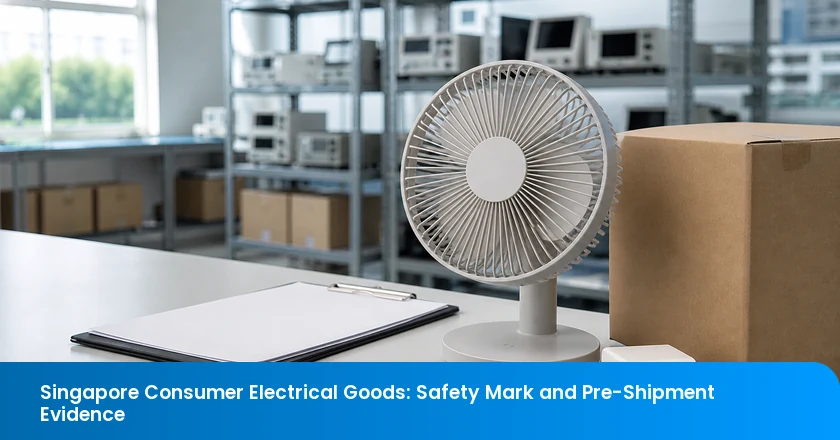 Singapore Consumer Electrical Goods: Safety Mark and Pre-Shipment Evidence