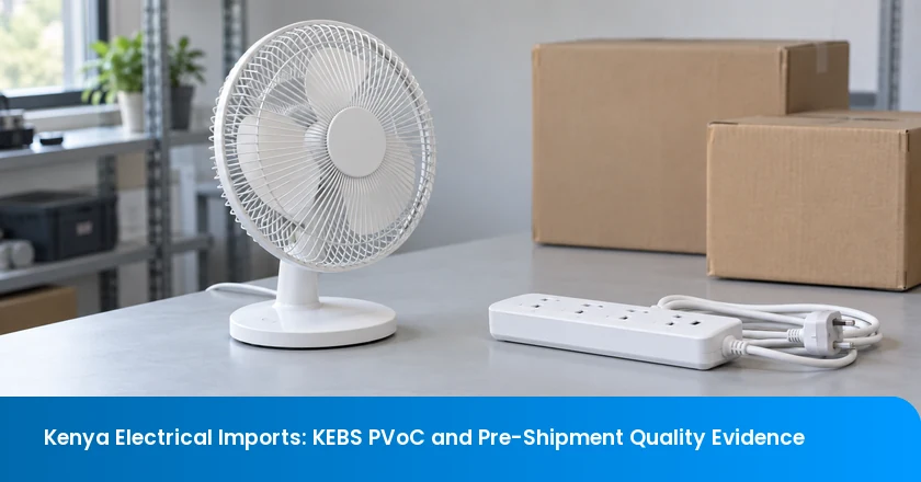 Kenya Electrical Imports: KEBS PVoC and Pre-Shipment Quality Evidence