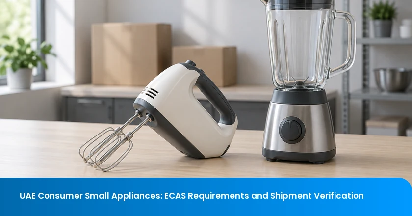 UAE Consumer Small Appliances: ECAS Requirements and Shipment Verification