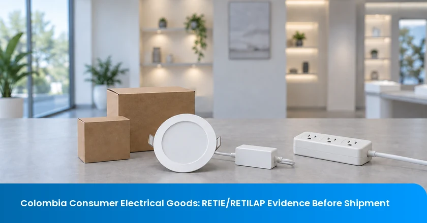 Colombia Consumer Electrical Goods: RETIE/RETILAP Evidence Before Shipment