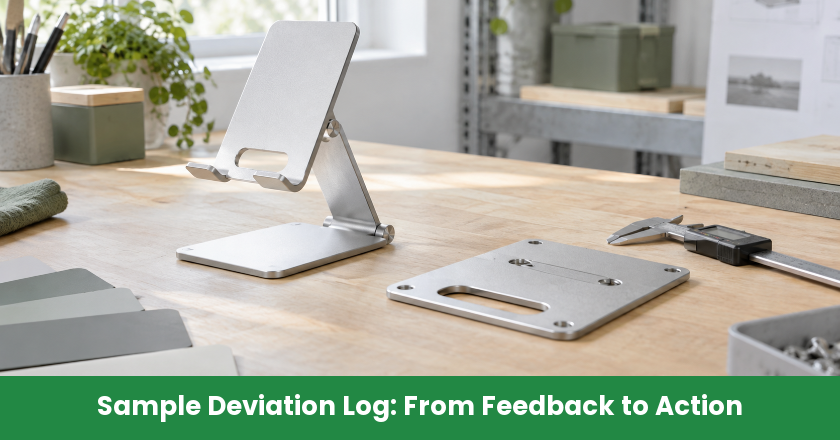 Sample Deviation Log: Turn Prototype Feedback into Factory Actions