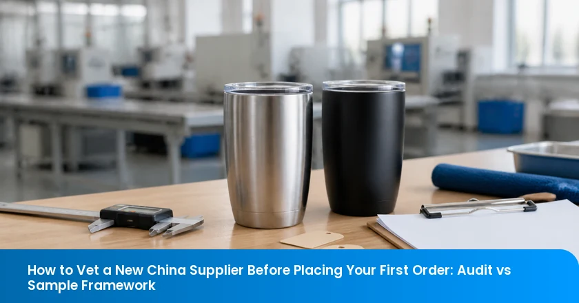 How to Vet a New China Supplier Before Placing Your First Order: Audit vs Sample Framework