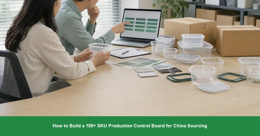 How to Build a 100+ SKU Production Control Board for China Sourcing