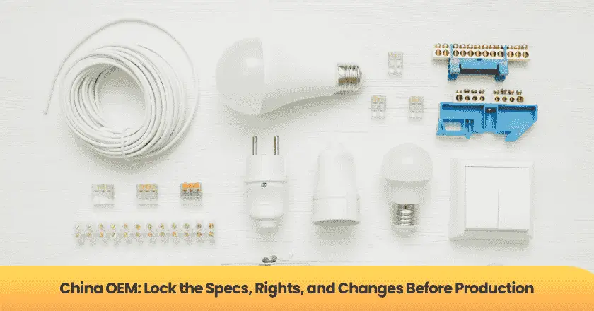 China OEM: Lock the Specs, Rights, and Changes Before Production