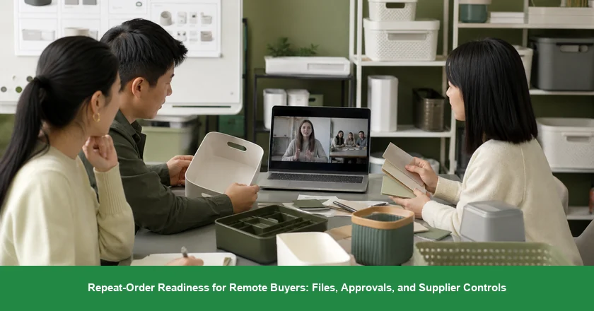 Repeat-Order Readiness for Remote Buyers: Files, Approvals, and Supplier Controls