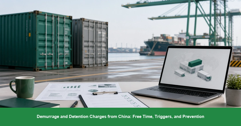 Demurrage and Detention Charges from China: Free Time, Triggers, and Prevention