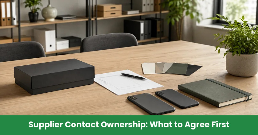 Supplier Contact Ownership: What Buyers Should Agree Before Engagement