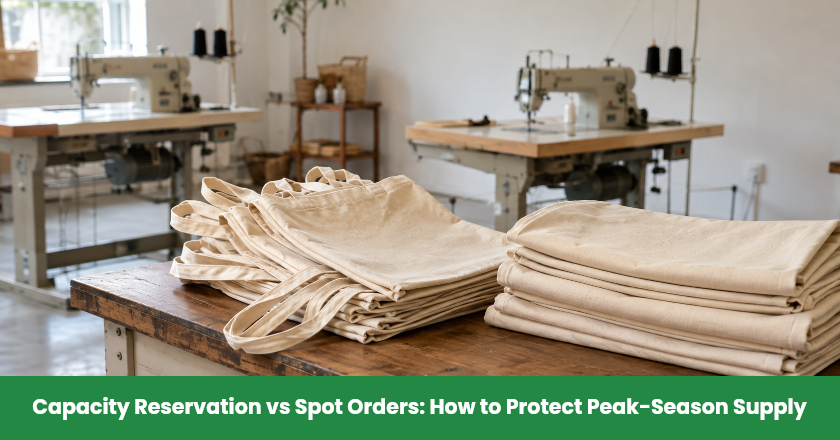 Capacity Reservation vs Spot Orders: How to Protect Peak-Season Supply