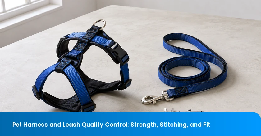 Pet Harness and Leash Quality Control: Strength, Stitching, and Fit